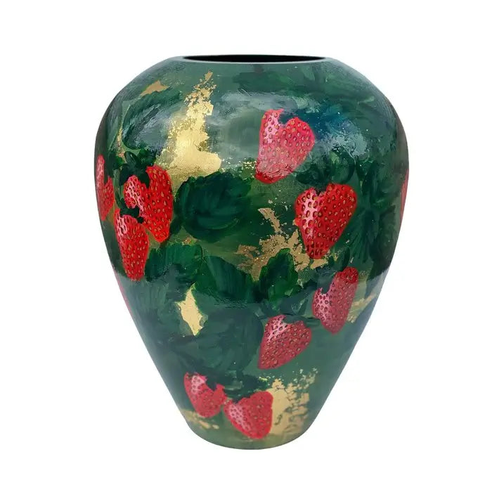aardbeien vaas