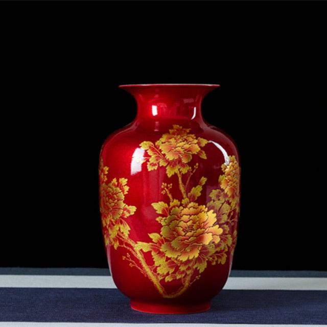luxe design vaas rood
