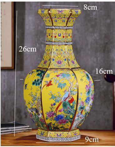 Chinese-bloemenvaas-geel