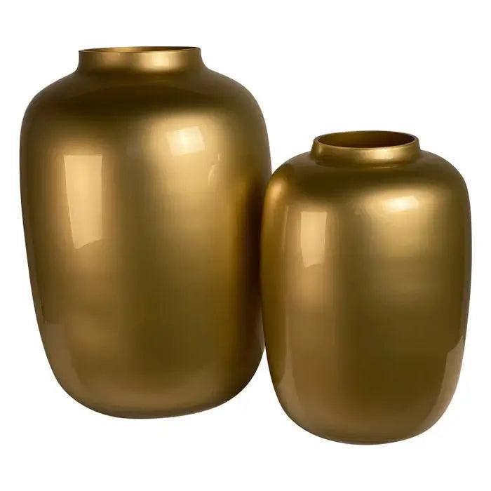 Zwarte-gouden vazen