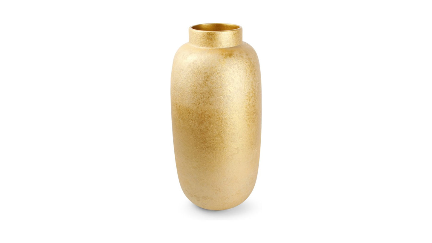 Gouden vaas met glittertje xl