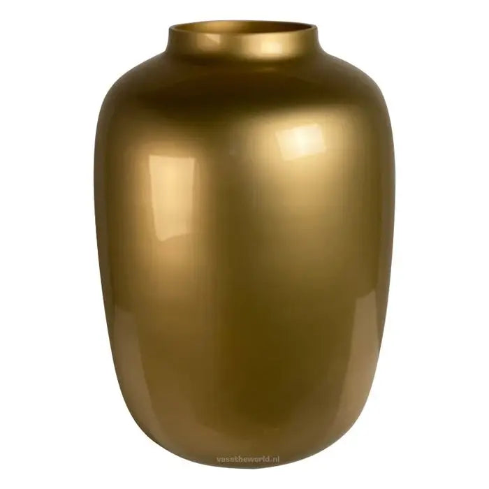 goudkleurige vaas